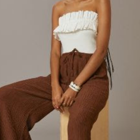 New Anthropologie Ruffle Top Size XLP - Picture 3 of 10